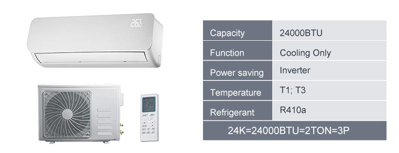 24000 Btu T1 T3 Cooling Only R410a-details1